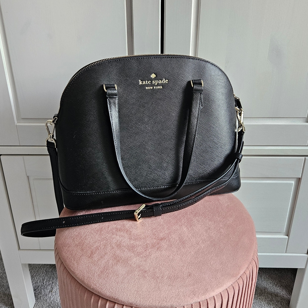 Kate Spade Black Sadie Dome Satchel